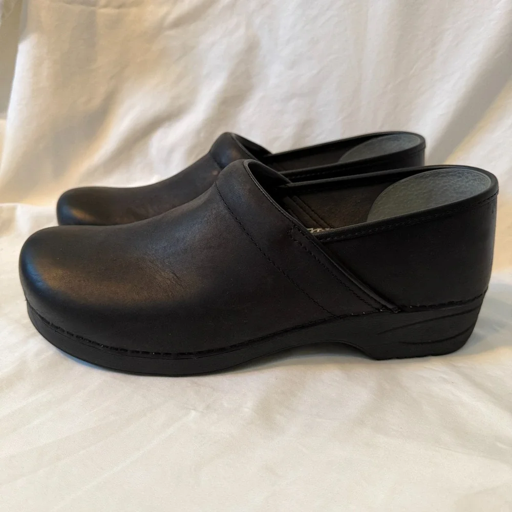 Dansko XP 2.0 3951100202 Men's Clogs 13.5-14 Black Leather Casual Slip On Shoes